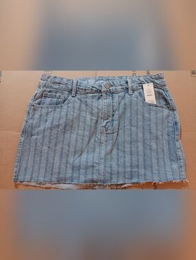 Denim Mini Skirt (Small)
